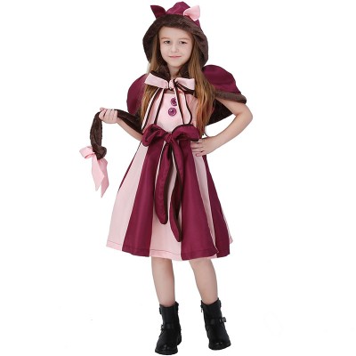 Cute Girls Assorted colors Dress Little Cat Halloween cosplay costume Kids  Stage Performance suit